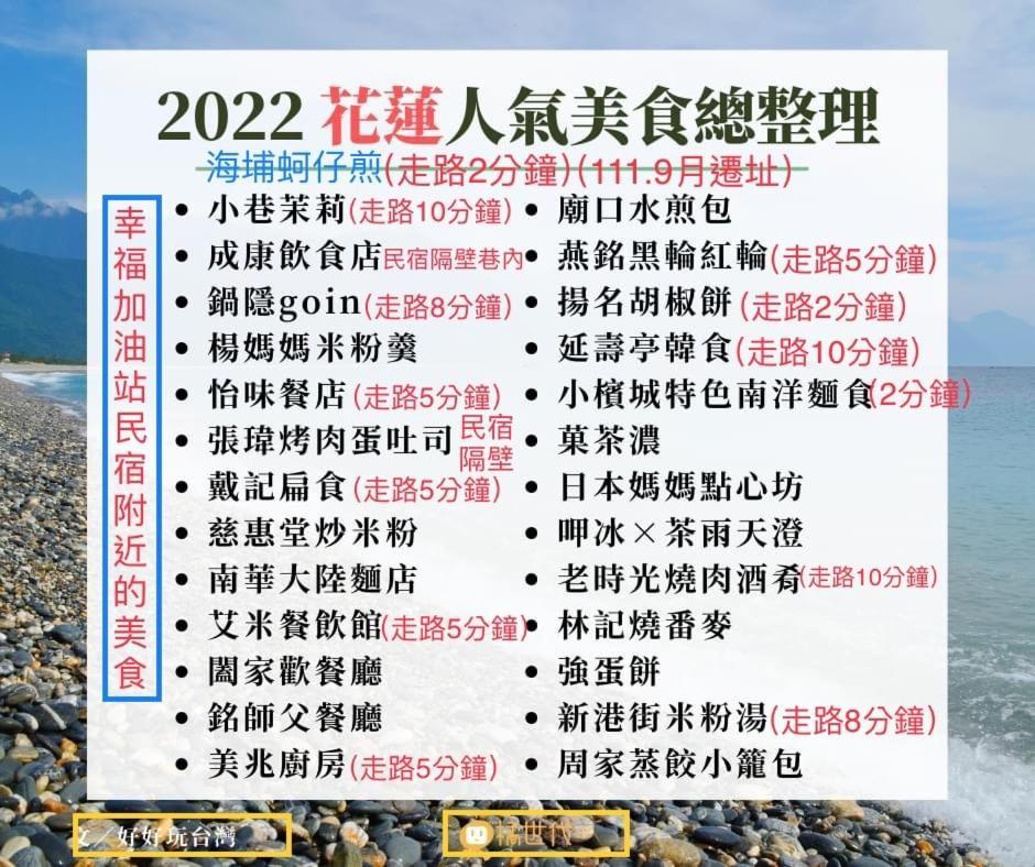 幸福加油站電梯民宿 -近東大門夜市 Hualien City Exterior foto